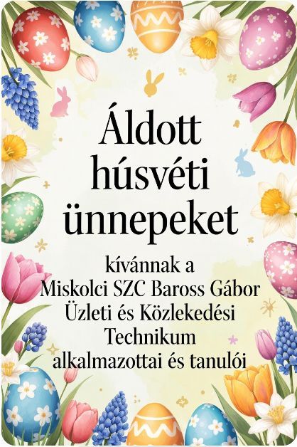 Kellemes húsvéti ünnepeket kívánunk!