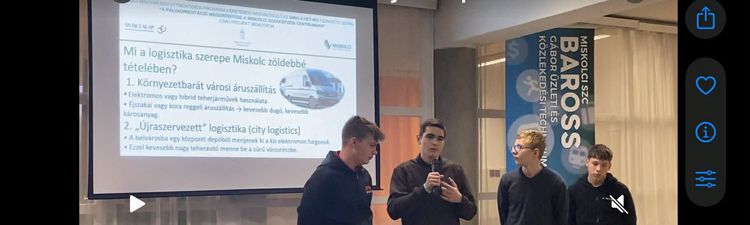 SM01-2-VET-003 számú, Svájci–Magyar Együttműködési projekt - „Milyen városban szeretnél élni?” innovációs projekt verseny iskolai fordulója került megrendezésre