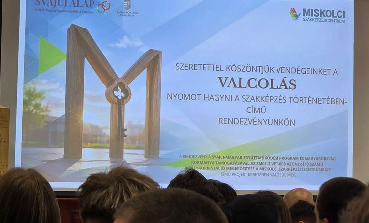 Hagyományteremtő valcolási ünnepség a Miskolci Szakképzési Centrumban