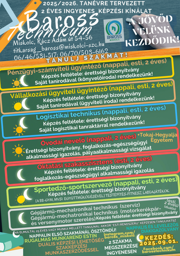 Érettségi utáni ingyenes képzéseink