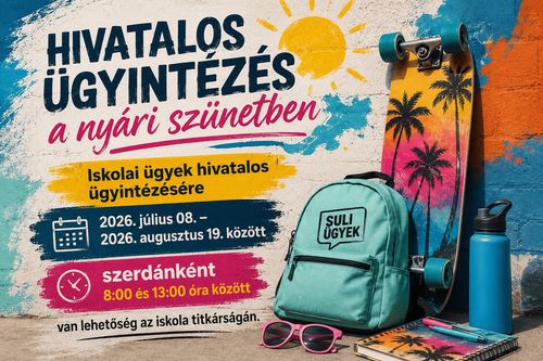 Hivatalos ügyintézés a nyári szünetben