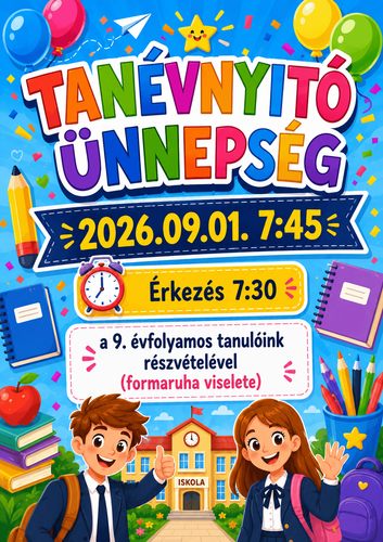 TANÉVNYITÓ ÜNNEPSÉG